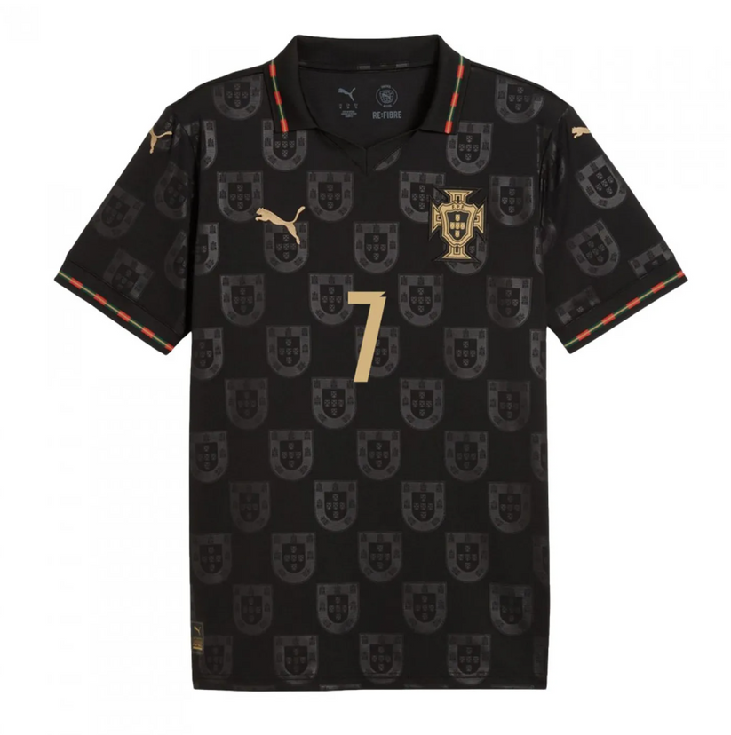 Portugal Black RONALDO 7 Special Edition Jersey 25 26 Season