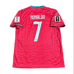 Portugal RONALDO 7 Home Jersey World Cup 2026 With FIFA WC Patch